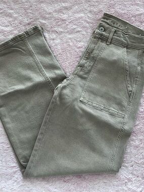American Eagle Outfitters Beige Utility Jeans